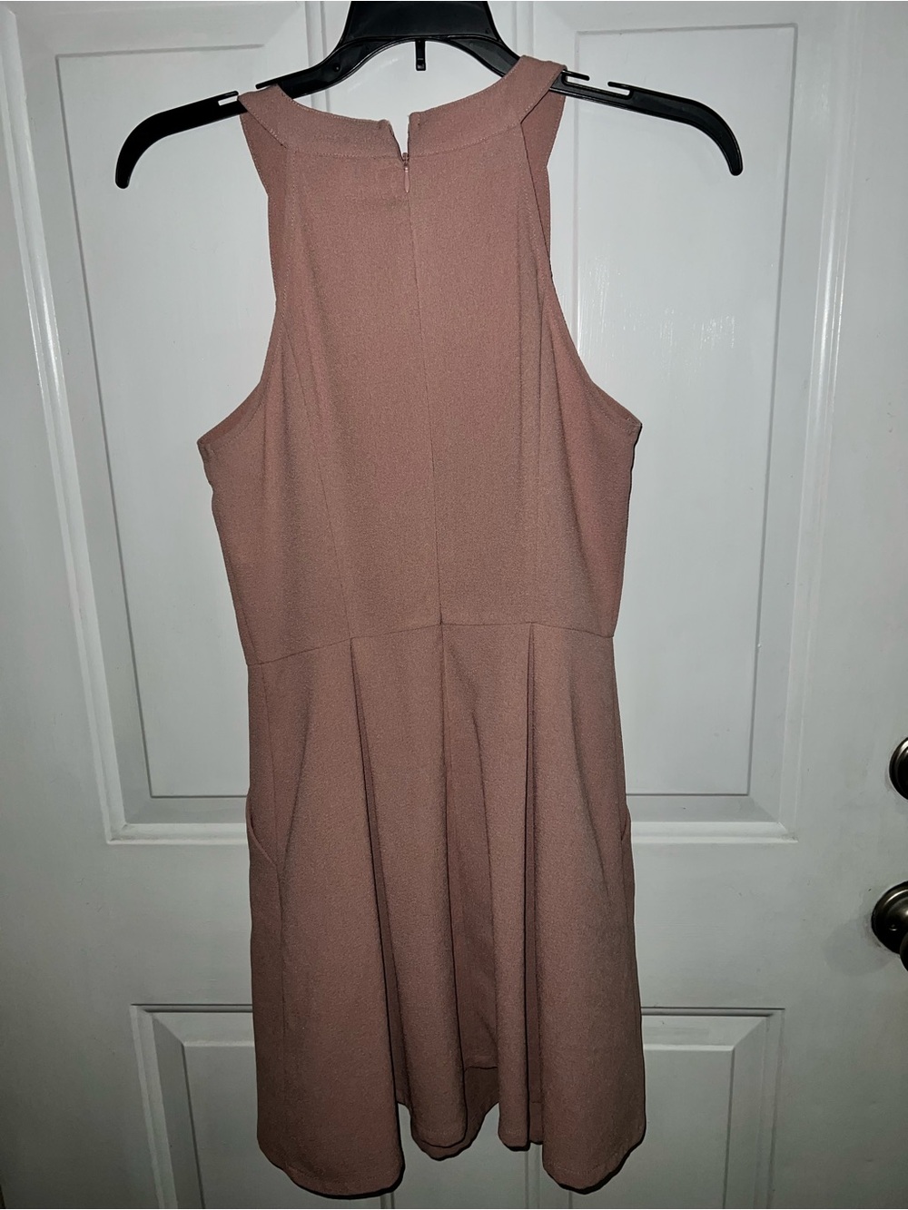 Speechless Mauve High-Neck Mini Dress